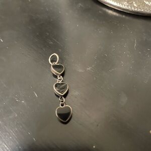 Elegant Silver Heart Charm Pendant